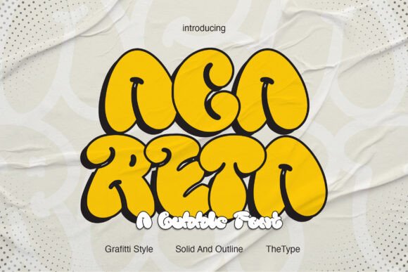 Acareta: A Groovy Display Font with Editorial Soul