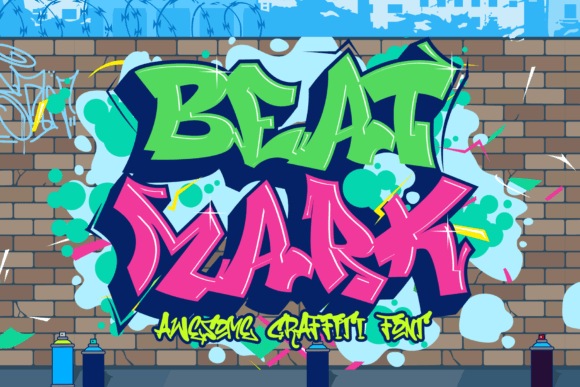 Beat Mark: A Graffiti Font for Bold Editorial Design