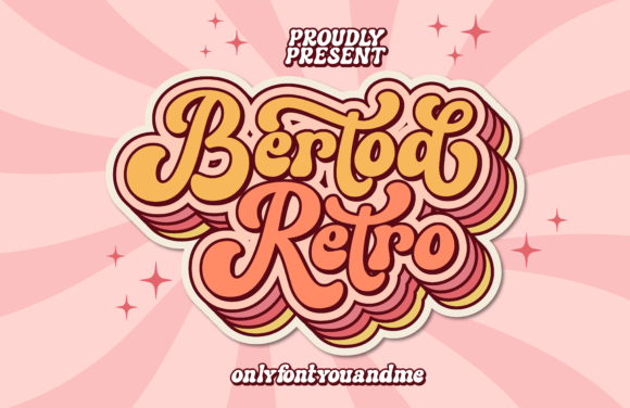 Bertod Retro: A Playful Font for Real Branding Work