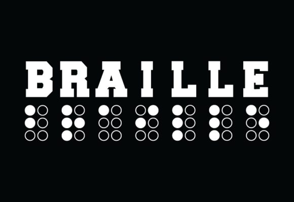 Braille Font: A Display Typeface for Editorial Design
