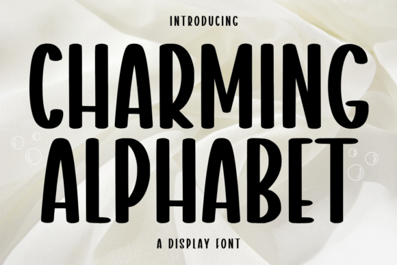 Charming Alphabet: A Display Font That Brings Handmade Products to Life