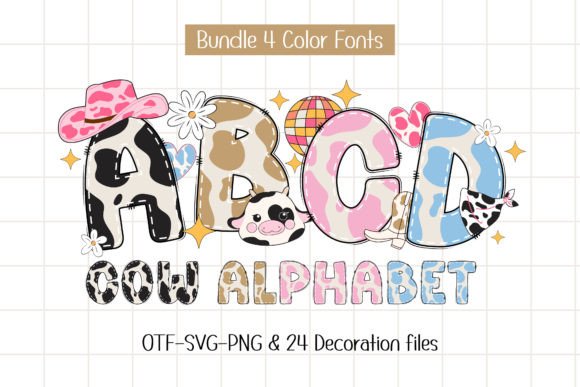 Cow Alphabet: A Display Font with Western Charm for Editorial Design