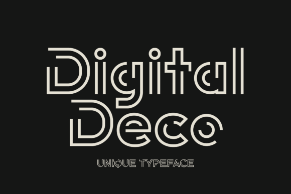 Digital Deco: The Art Deco Font That Makes Small Brands Look Instantly Polished