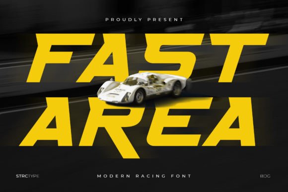 Fast Area Font: Speed and Style for Your Craft Projects