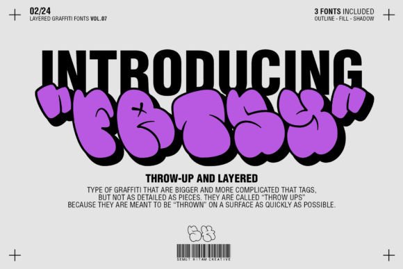 Fatsy: A Display Font with Audacious Editorial Charm