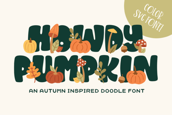 Howdy Pumpkin: A Display Font That Captures Autumn Attention