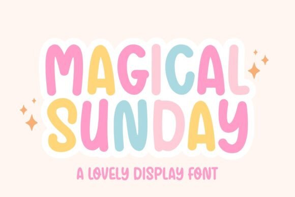 Magical Sunday Font: A Dreamy Display Typeface for Web Design