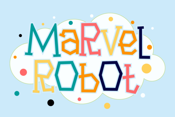Marvel Robot: A Playful Display Font for Editorial Design