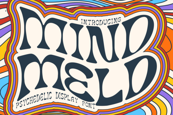 Mind Meld: A Psychedelic Display Font for Editorial Design