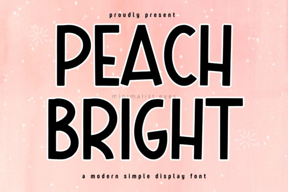 Peach Bright: A Playful Display Font with Elegant Appeal