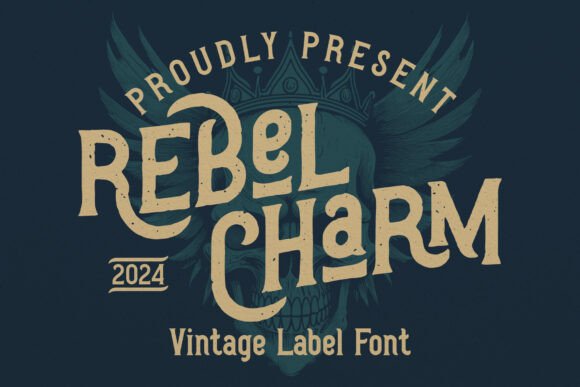 Rebel Charm Brings Vintage Label Character to Modern Branding