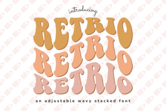 Retrio Font: A Groovy Display Typeface for Editorial Design