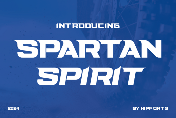 Spartan Spirit: A Racing-Inspired Font for Small Business Branding