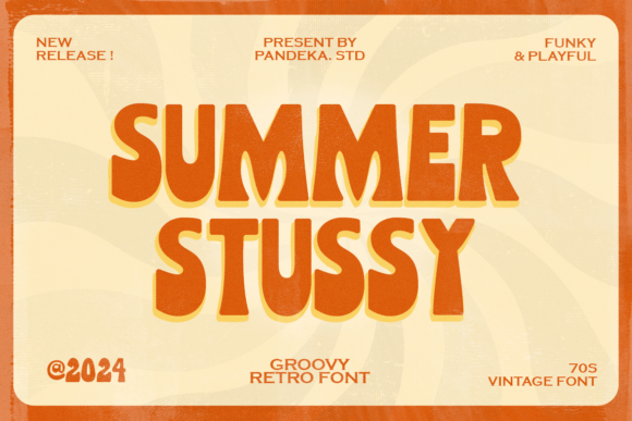 Summer Stussy: A Font That Brings Retro Fun to Your Brand