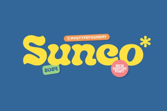 Sunco: A Handcrafted Display Font for Creative Makers