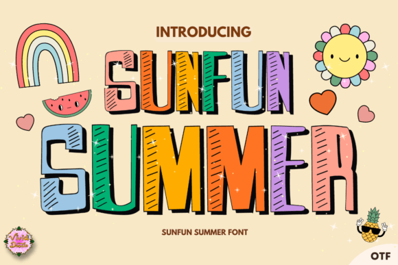 Sunfun Summer: A Display Font That Brings Campaigns to Life