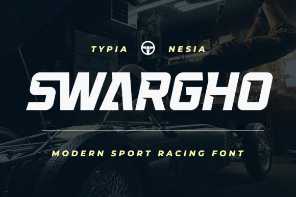 Swargho: A Modern Sport Racing Font for Editorial Impact