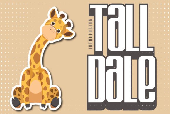 Tall Dale: A Sleek Display Font for Editorial Storytelling